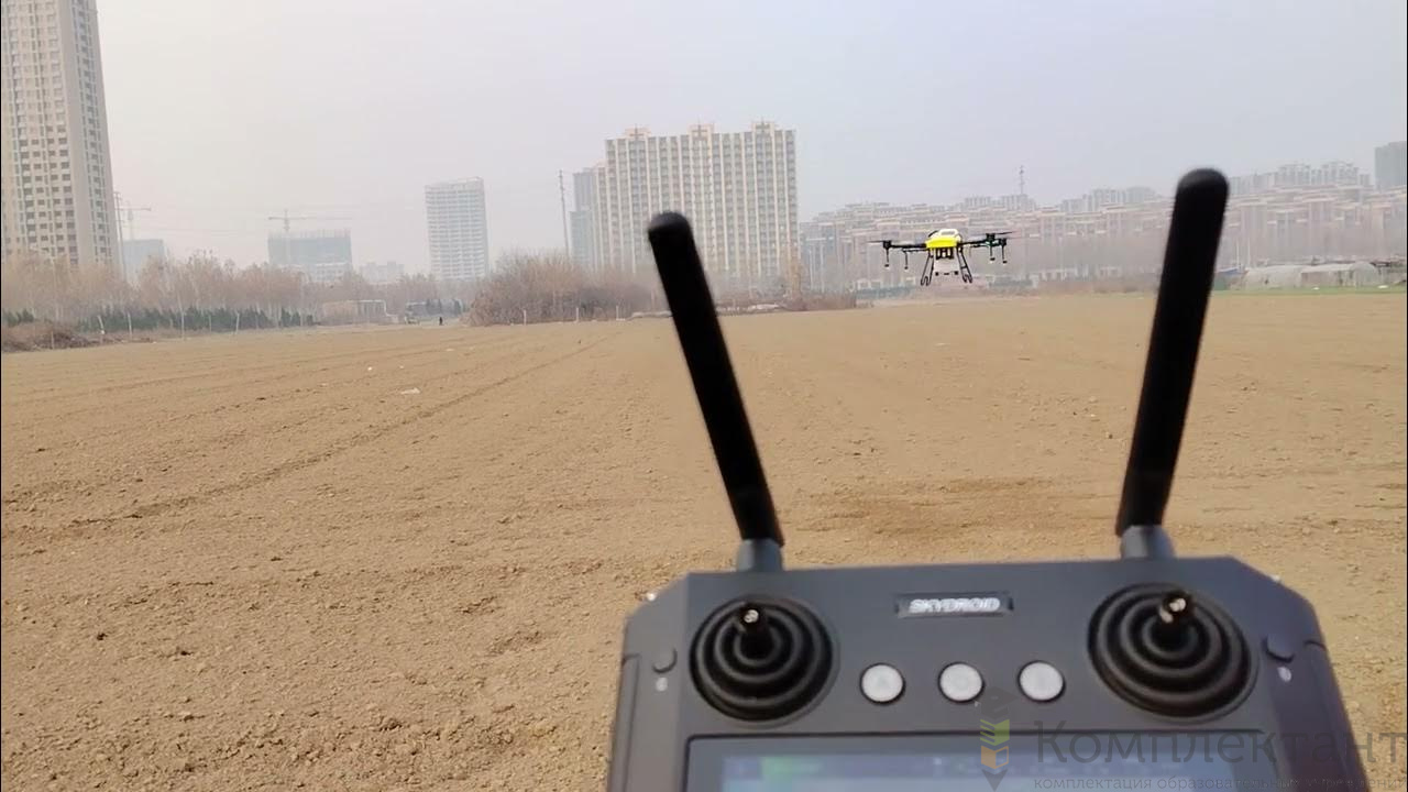 Сельскохозяйственный дрон для опрыскивания и разбрасывания агродрон А100