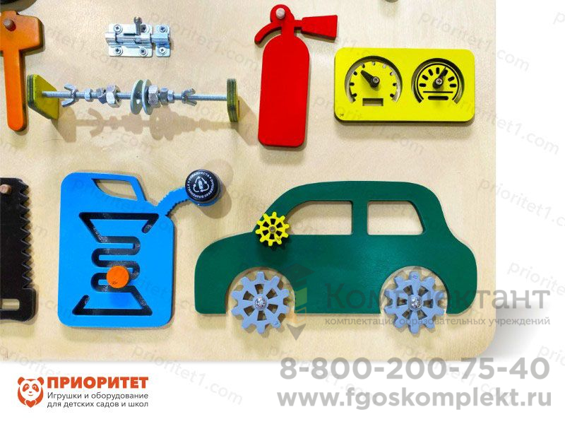 Бизиборд детский «Мой гараж»
